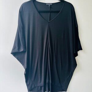Eileen Fisher 100% Silk Dolman Sleeve V-Neck Blouse Sz S